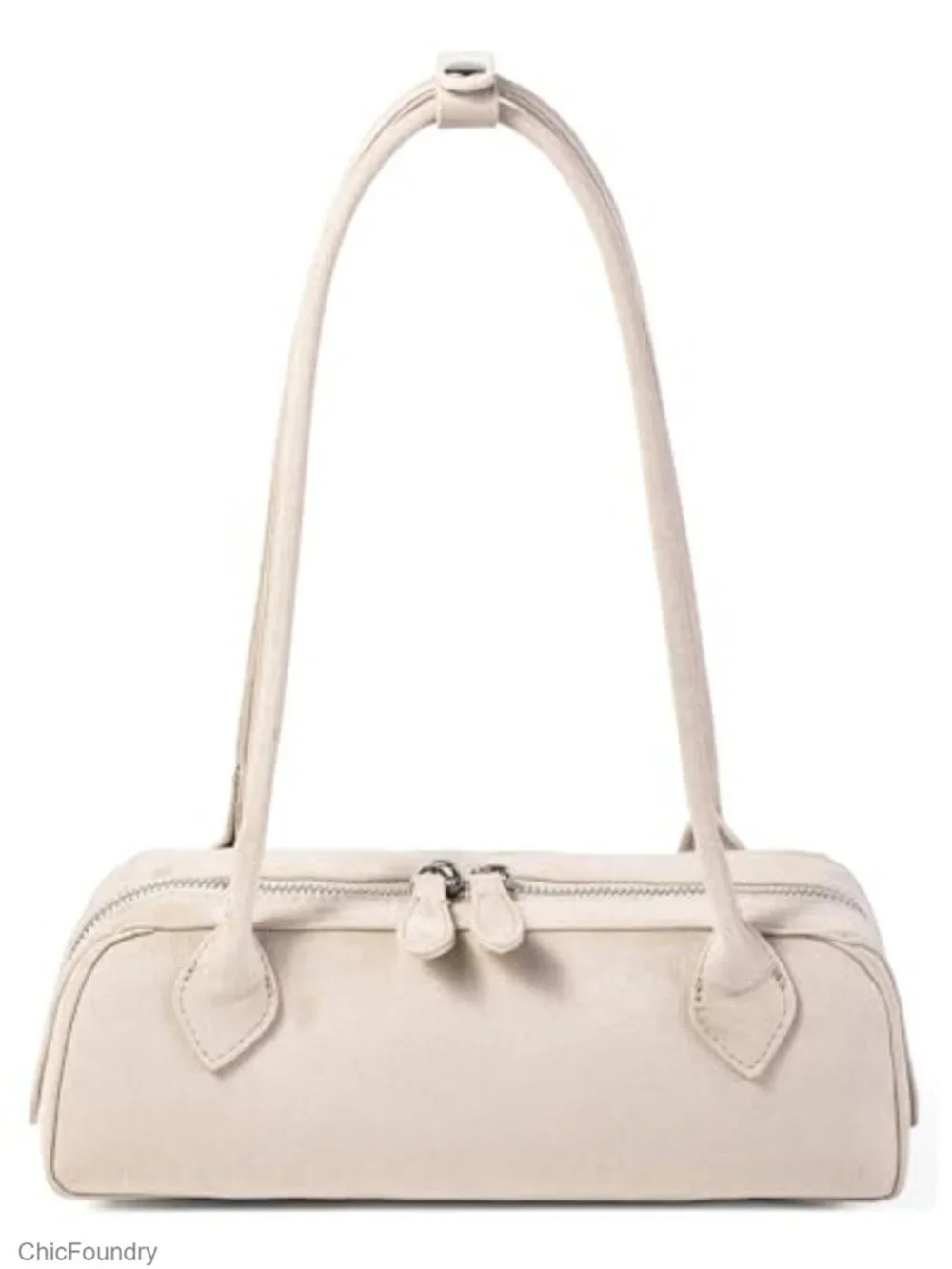 Chic Faux Suede Hobo Shoulder Bag Purse for Women Satchel Handbag